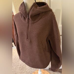 Lululemon Looped Terry Fleece Half-Zip Hoodie